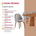 Ver imagem 7 de Mesa Florida Tampo Barril com 8 Cadeiras Suiça