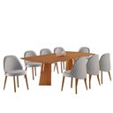 Ver imagem 2 de Mesa Florida Tampo Barril com 8 Cadeiras Suiça