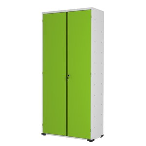 Armário Aço Escritório Fechadura 4 Prateleiras Ea301 Verde