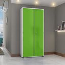 Ver imagem 2 de Armário Aço Escritório Fechadura 4 Prateleiras Ea301 Verde