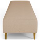 Ver imagem 7 de Puff Decorativo Sala de Estar Bali W01 Pés Palito 170x60cm Linho Bege Escuro - Lyam Decor