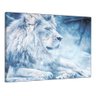Quadro Decorativo Leão Artistico Em Canvas Animais21:Colorido/Colorido - 1