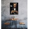 Quadro Decorativo O Poderoso Chefão Don Vito Corleone Mov36:Colorido/Colorido - 3