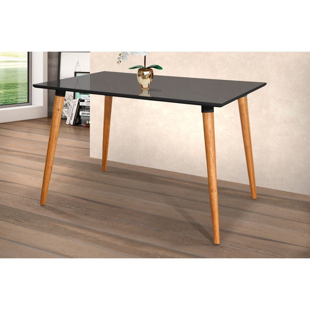 Mesa de cozinha ou jantar 4 lugares pé palito Liz altura 78 cm tamanho 120 x 80 cm - 1