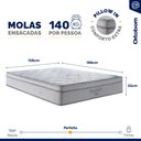 Ver imagem 6 de Cama Box Baú com Colchão de Molas Ensacadas D33 Pillow In Ortobom Freedom Queen 158cm