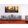 Quadro Decorativo Nova York Ponte Manhattan 3p City11:Colorido/Colorido - 2