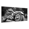 Quadro Decorativo Harley Davidson Moto Custom 3p Autos02:N/A/Colorido - 1