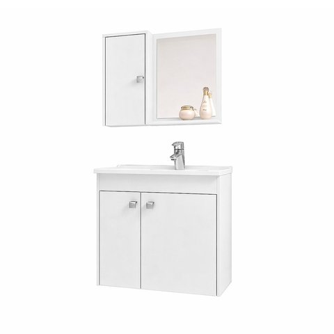 Conjunto P com Banheiro Munique Ii Desmontado Branco - Bechara