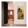 Quadro Decorativo Vertical Praia Miami Florida 3partistico25:N/A/Colorido - 2