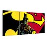 Quadro Decorativo Batman Vs Superman Dc Comics 3p Batman16:Colorido/Colorido - 1