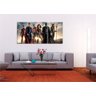 Quadro Decorativo Liga Da Justiça Dc Comics 3p Liga05:Colorido/Colorido - 2
