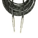 Ver imagem 2 de Cabo de Guitarra Tecido Preto/prata Mesclado P10xp10 3 Metros Cabos Immediate Guitarra P10