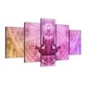 Quadro Decorativo Zen Meditação Mosaico 5p Ex06:N/A/Colorido - 1
