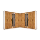 Ver imagem 2 de Closet Casal Duplo Rubi Premium 16 Portas Plus 8 Gavetas