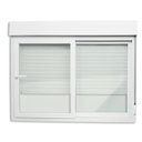 Ver imagem 1 de Janela Integrada Pvc 2 Folhas Vidro Liso com Cremona Itec Branco