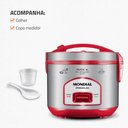 Ver imagem 7 de Panela Elétrica de Arroz Mondial Pratic 6i Premium Vermelho/inox 500w 220v - Pe-45-6x