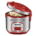 Ver imagem 1 de Panela Elétrica de Arroz Mondial Pratic 6i Premium Vermelho/inox 500w 220v - Pe-45-6x