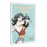 Quadro Decorativo Mulher Maravilha Dc Comics Em Canvas Mm13:N/A/Colorido - 1