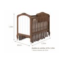 Ver imagem 3 de Berço - Mini Cama Infantil Harmonia 2 em 1 Branco - Permóbili Baby