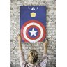 Quadro Decorativo Capitão América Marvel Em Canvas Marvel06:N/A/Colorido - 2