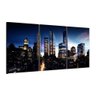 Quadro Decorativo Nova York Manhattan Cidades 3p City49:Fosco/Colorido - 1