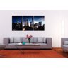 Quadro Decorativo Nova York Manhattan Cidades 3p City49:Fosco/Colorido - 2
