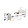 Cama Juvenil Lorena Branca com Luminária Nuvem Led - 4