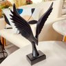 Escultura Decorativa Aguia Preta - 2