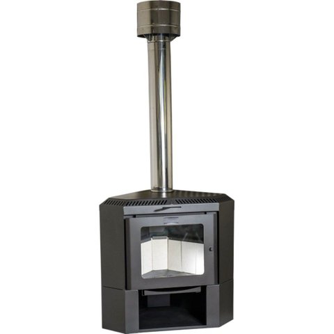 Calefator a Lenha de Dupla Combustão Canto Estela Maris