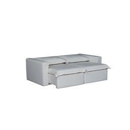 Sofá Cama Casal Retrátil e Reclinável em Linho Sofatec - 4