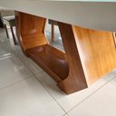 Ver imagem 4 de Sala de Jantar Lottus 8 Cadeiras Tampo em MDF Off-White 220cm Bom Pastor Móveis