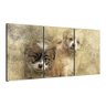 Quadro Decorativo Filhotes Cachorro Pet Mosaico 3p Animais31:N/A/Colorido - 1