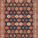 Ver imagem 2 de Tapete Persa Floral Casa Dona Antiderrapante 100 x 140cm