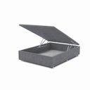 Ver imagem 5 de Base Cama Box Casal com Bau 1,38x1,88 Mts Valentina Vilajo: Suede Cinza