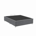 Ver imagem 3 de Base Cama Box Casal com Bau 1,38x1,88 Mts Valentina Vilajo: Suede Cinza