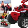 Quadriciclo Infantil Eletrico Bandeirante Vermelho e Preto 12v - 3