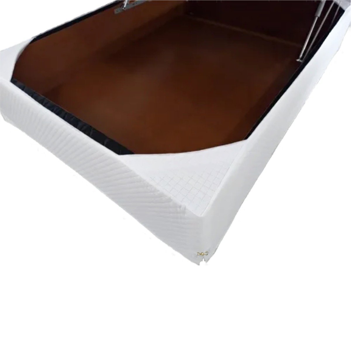 Saia Box Queen Matelada Com Pingente:Branco - 3