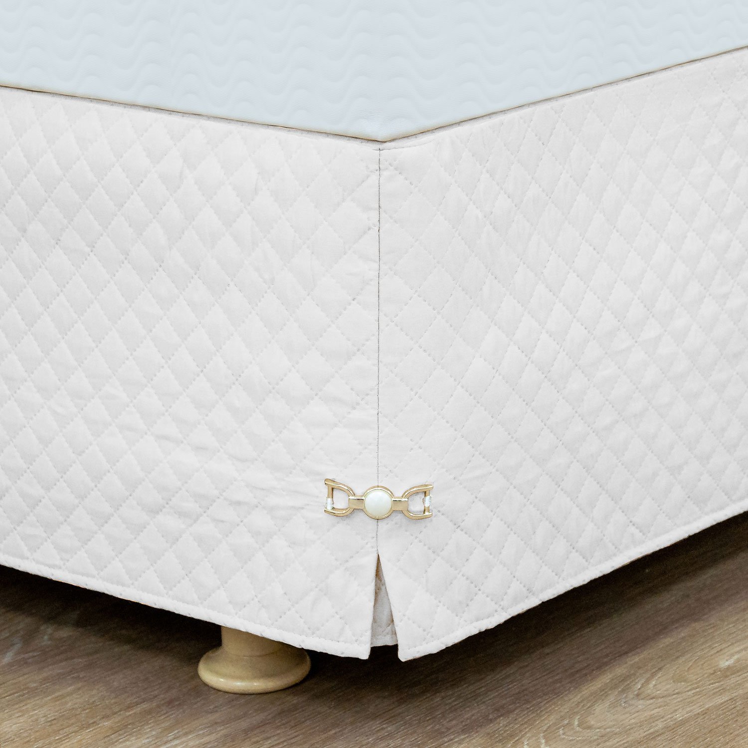 Saia Box Queen Matelada Com Pingente:Branco - 1