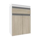 Ver imagem 4 de Gabinete para Banheiro 50cm com Lavatório Cewal Branco/Patina