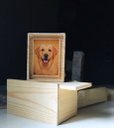 Ver imagem 4 de Moldura Larga Porta Retrato Quadro em Madeira Maciça de Pet