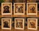 Ver imagem 5 de Moldura Larga Porta Retrato Quadro em Madeira Maciça de Pet