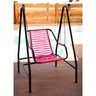 Kit 2 Cadeiras de Balanço Infantil Fio Único Rosa Bebê - 2