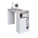 Ver imagem 4 de Bancada Balcão para Cozinha 140cm 1 Porta com Nichos Atenas Fidelitá Branco
