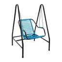Ver imagem 1 de Kit 2 Cadeiras de Balanço Infantil Fio Único Azul Bebê