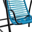 Ver imagem 4 de Kit 2 Cadeiras de Balanço Infantil Fio Único Azul Bebê