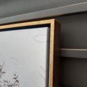 Ver imagem 2 de Quadro 100x100 Cm Árvore da Vida Canvas Moldura Dourada.