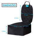 Ver imagem 3 de Capa Pet Protetora de Assento Dianteiro Antiderrapante Carro SUV