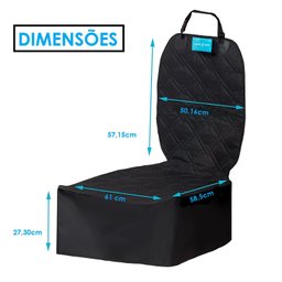 Capa Pet Protetora de Assento Dianteiro Antiderrapante Carro SUV - 3