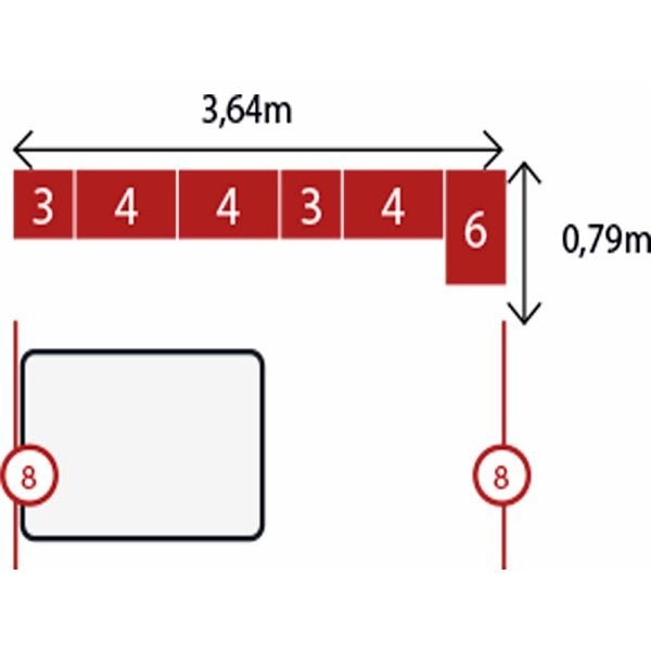 Quarto Modulado Modena Nogal de Casal 12 Pçs Painel Cabeceira de Casal + Roupeiro - Demóbile - 2