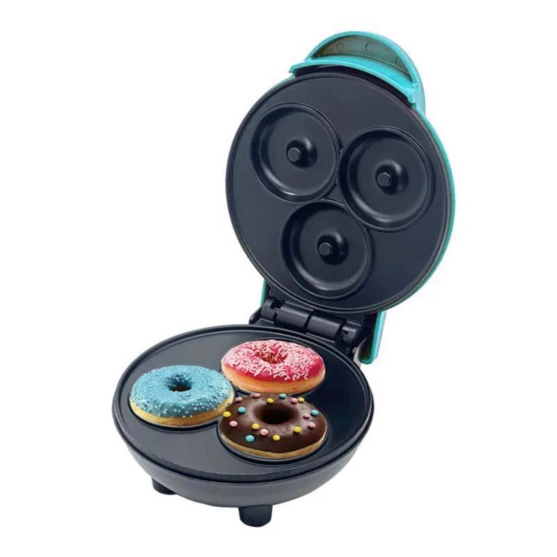 Máquina de Mini Donuts Rosquinhas Cozinha Confeitaria Crianças Culinária Sobremesa Antiaderente Bisc - 2